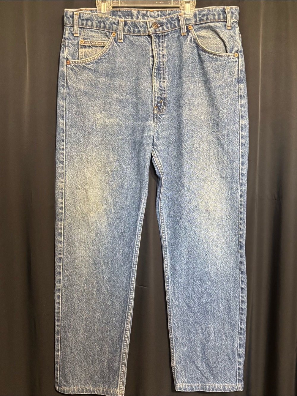 Vintage Levi's Orange Tab 505 Jeans Men’s 36x32 Blue Straight Denim
